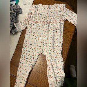 Ruffle Janie and jack sleeper with cute back pocket